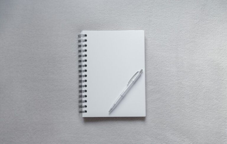 Notebook pen decision checklist