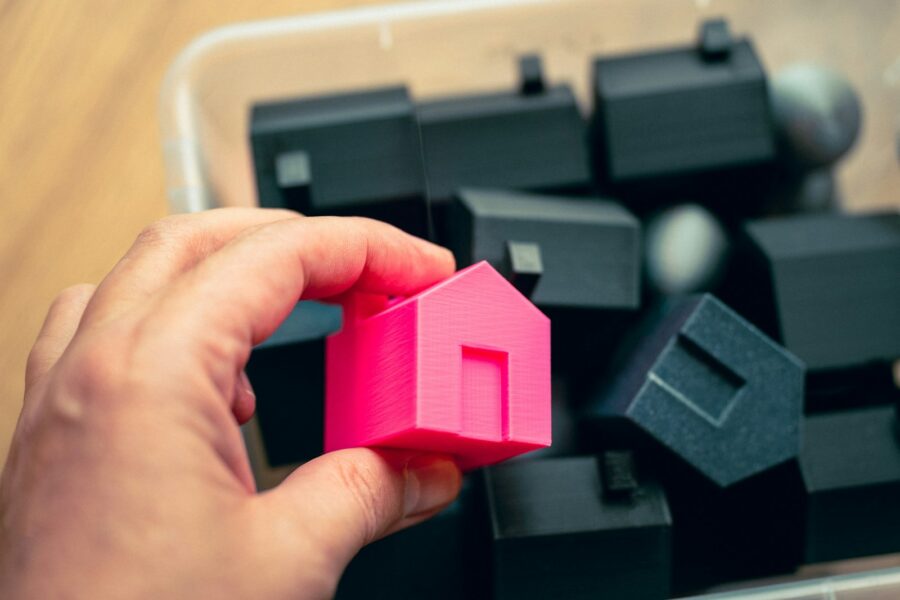 Person choosing between two items home