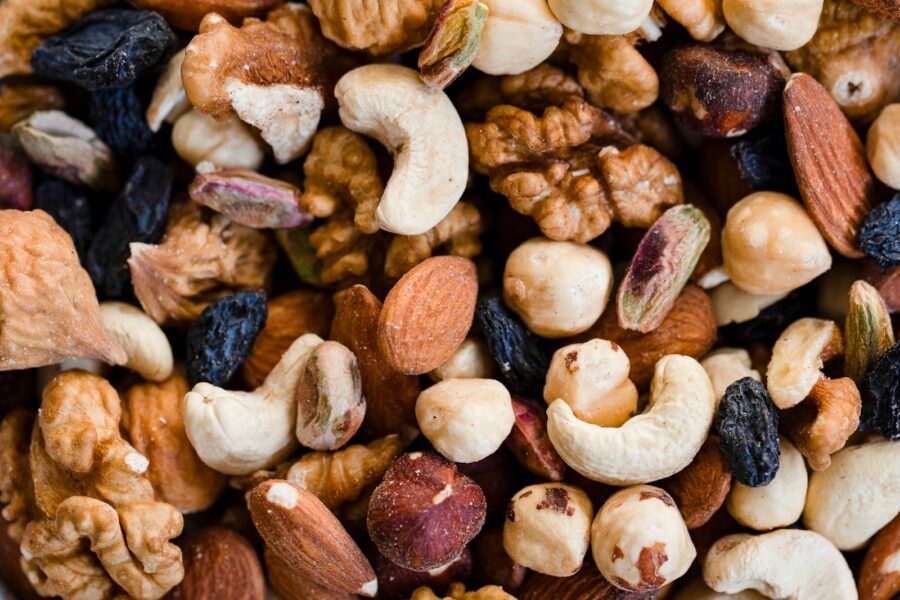 Travel snack box reusable containers nuts fruit