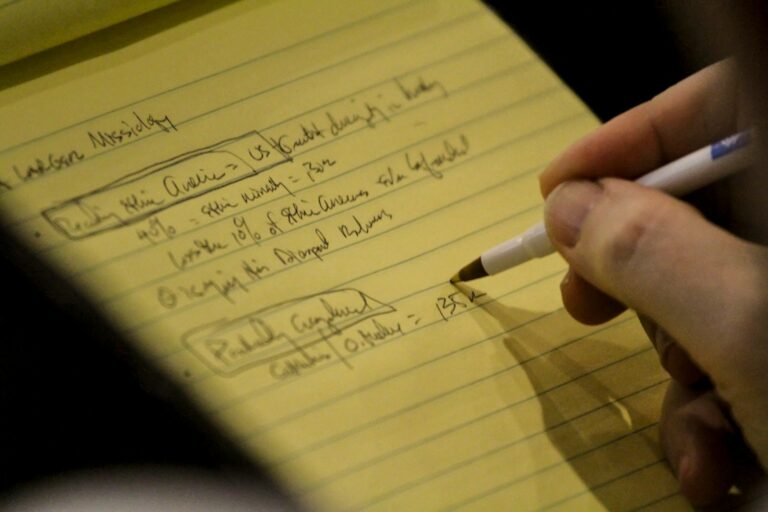 Hand writing questions