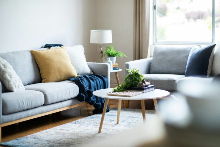 Organized living room