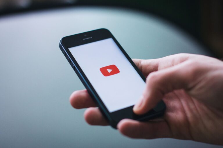 Youtube app screen