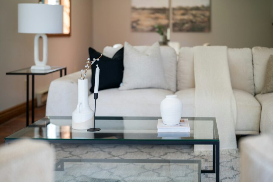 Living room tidy