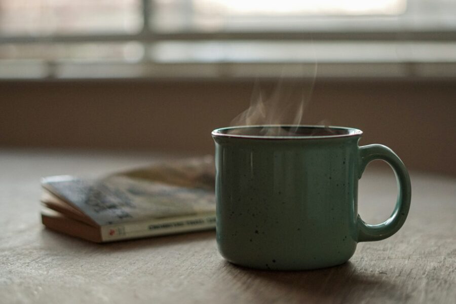 Morning coffee cup