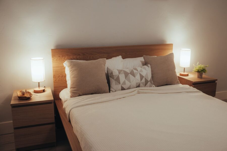 Cozy bedroom soft