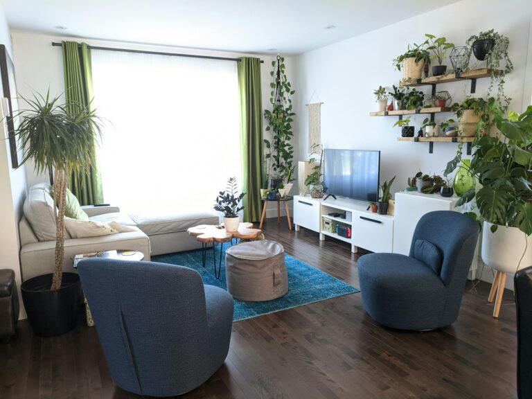 Organized living room