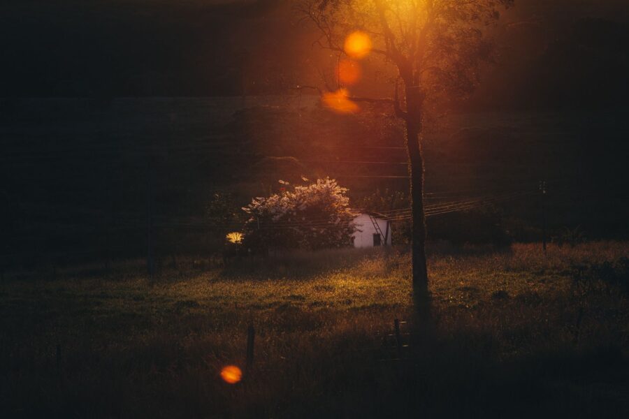 Small cottage countryside