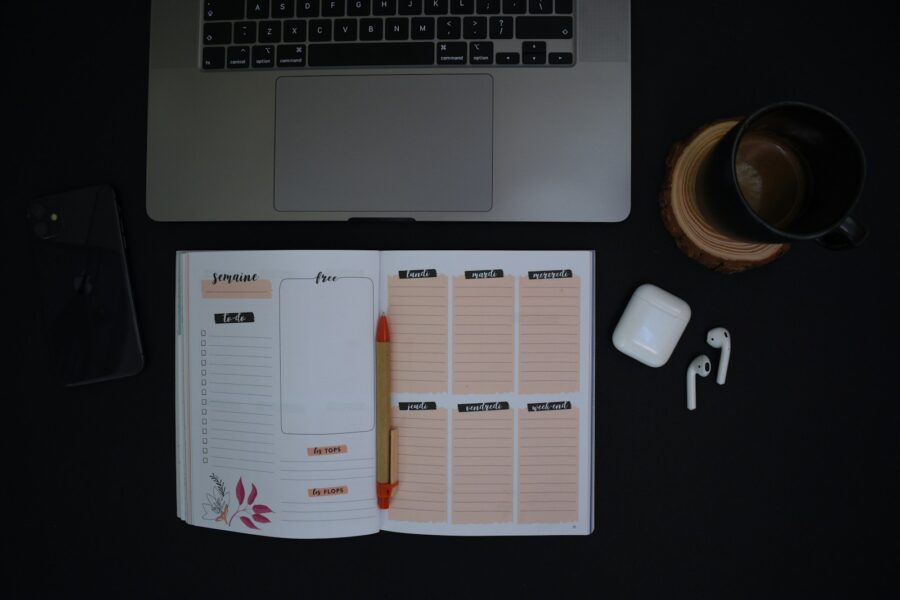 Minimalist desk checklist