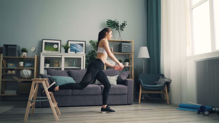 Indoor stair walking