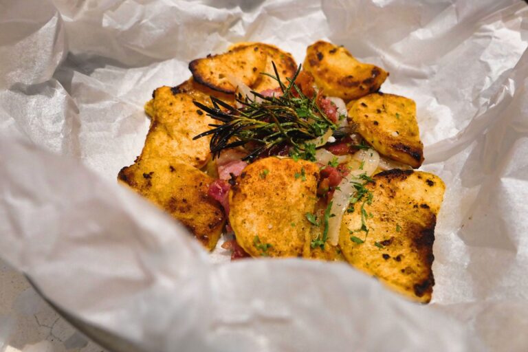Yogurt herb baked