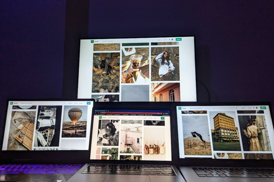 Laptop screen multiple