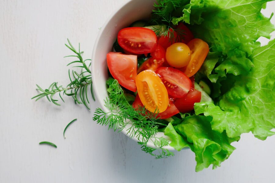 Cold rice salad