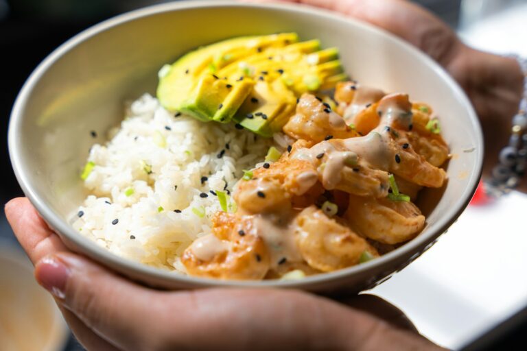 Creamy rice bowl