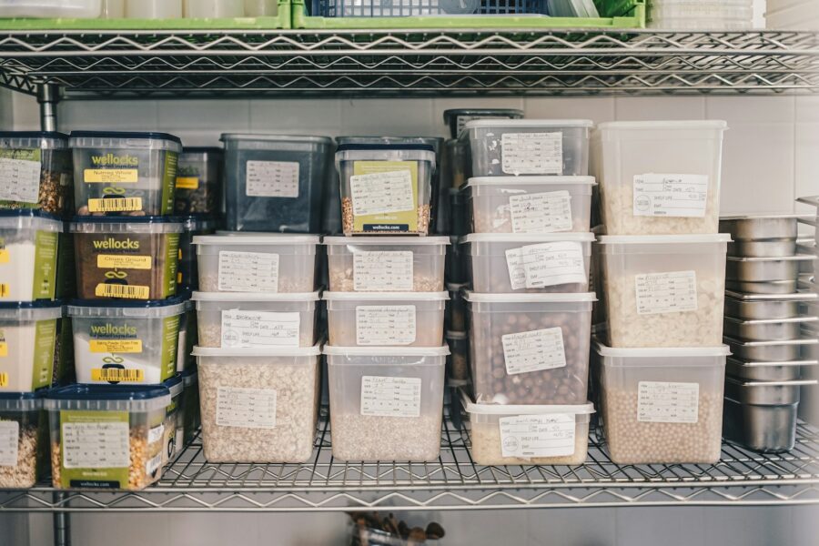 Organized home freezer