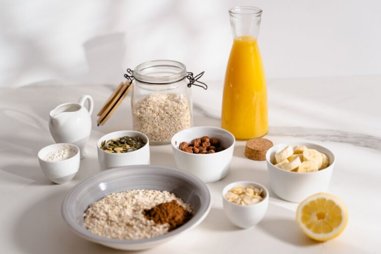 Breakfast oats jar