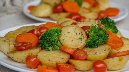 Simple sheet pan roasted vegetables that make everyday food feel easy