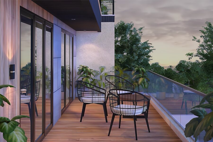 Small balcony plants