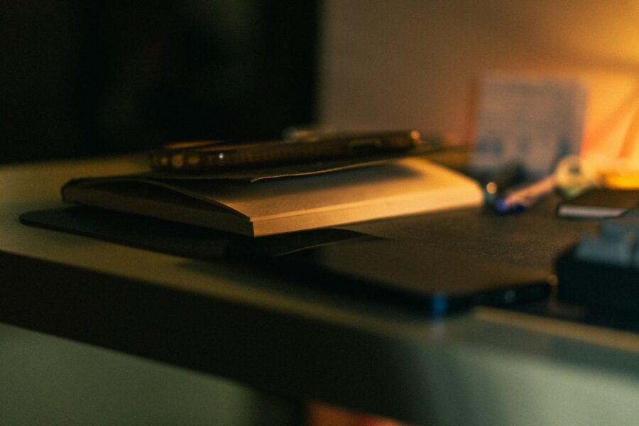 Evening desk notebook