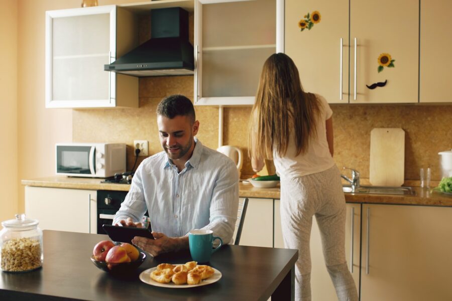 Person kitchen table
