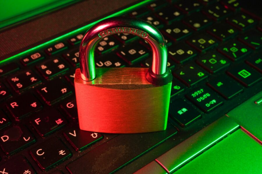 Laptop keyboard password