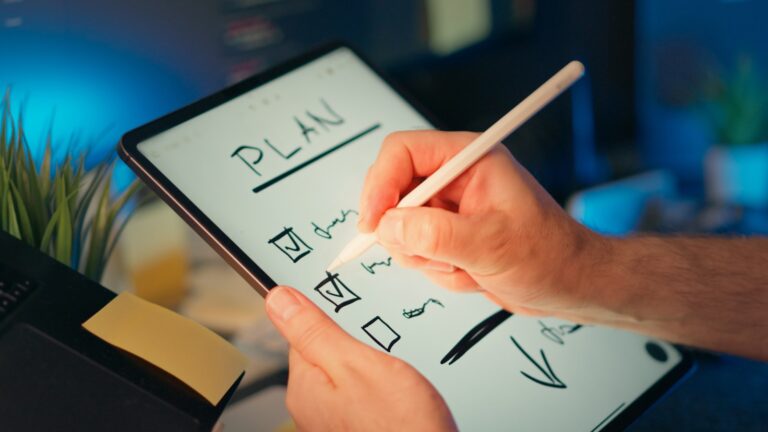 Person planning week