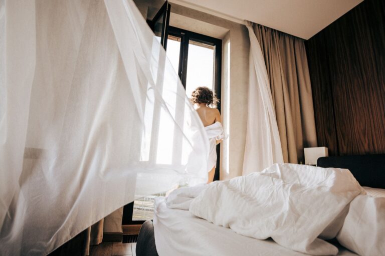 Soft morning bedroom