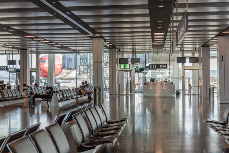 Airport evening seating