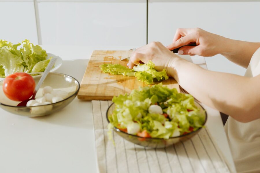 Chopped salad bowl
