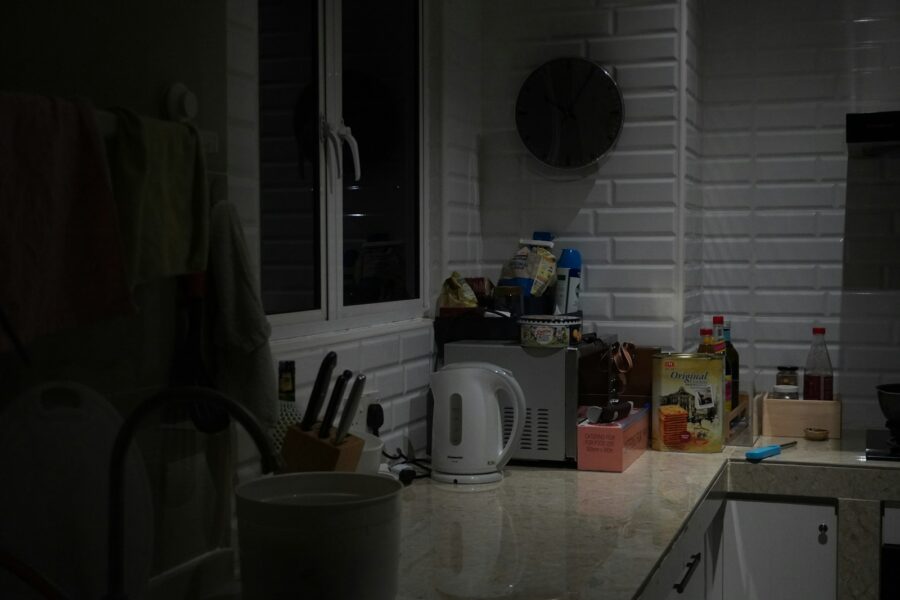 Cozy kitchen evening