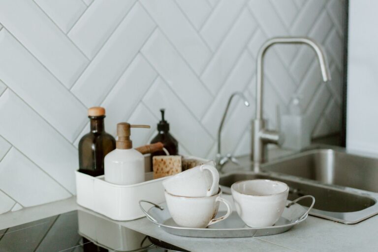 Organized bathroom sink