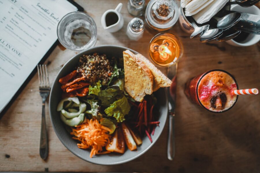 Grain bowl vegetables