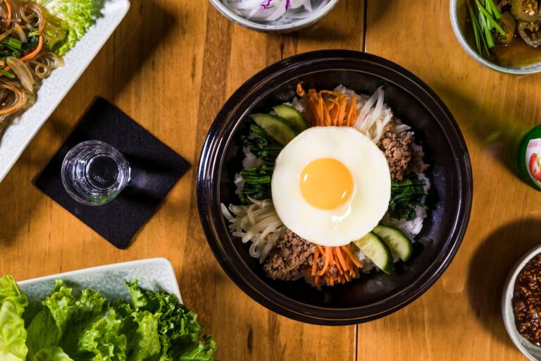 Rice bowl egg