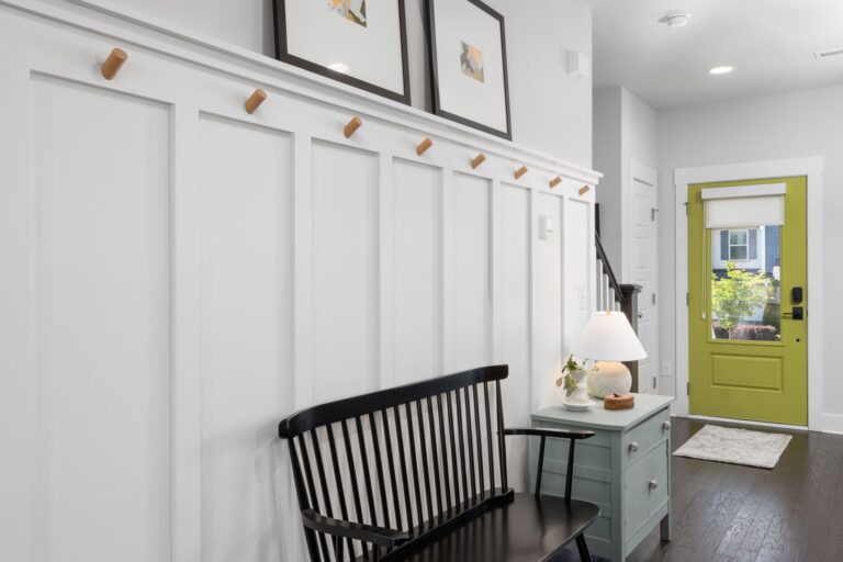 Wall hooks hallway