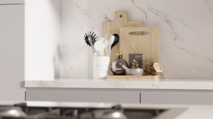 Simple kitchen zone planning that makes cooking feel calmer