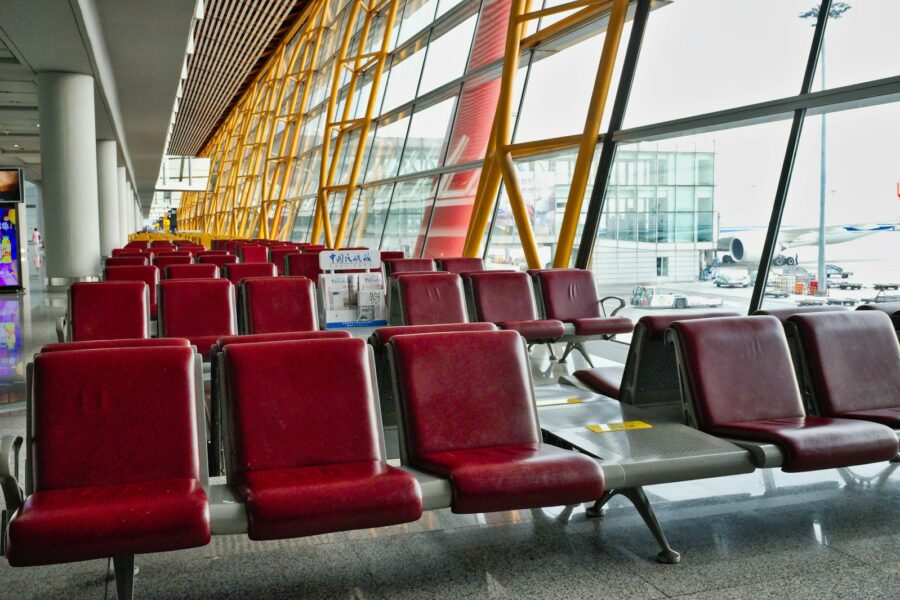 Airport terminal seating