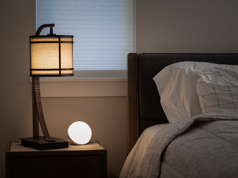 Bedroom nightstand lamp