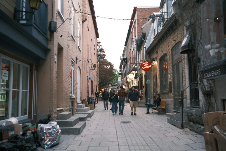 People walking work