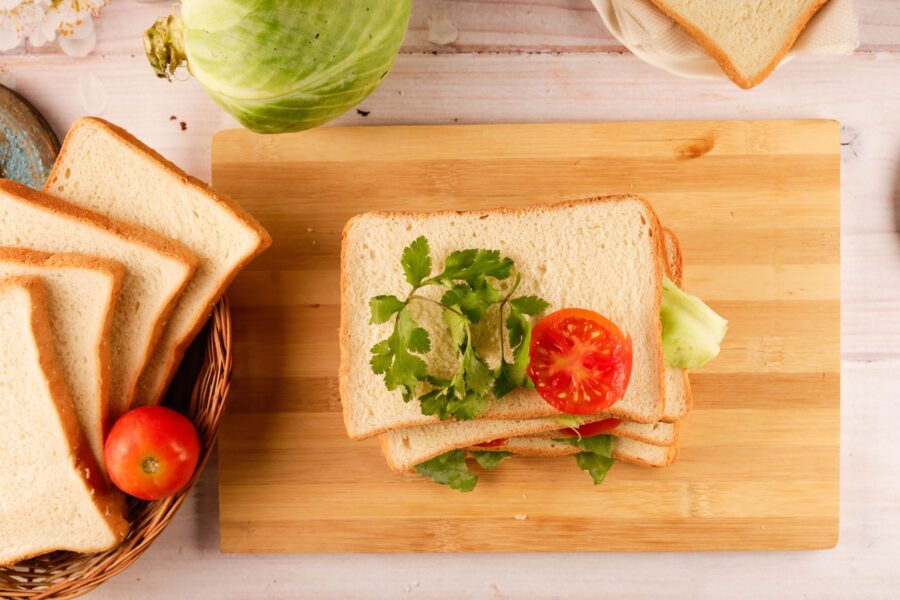 Simple homemade sandwiches