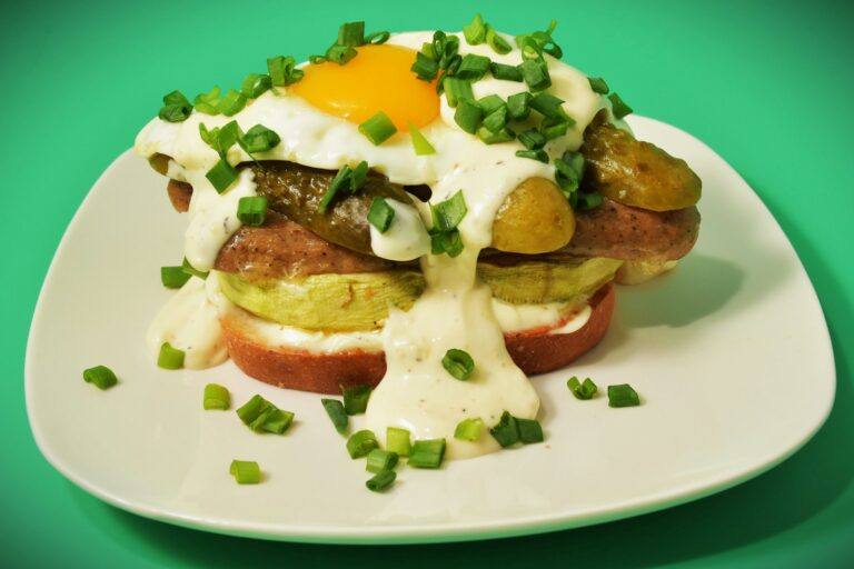 Open face egg