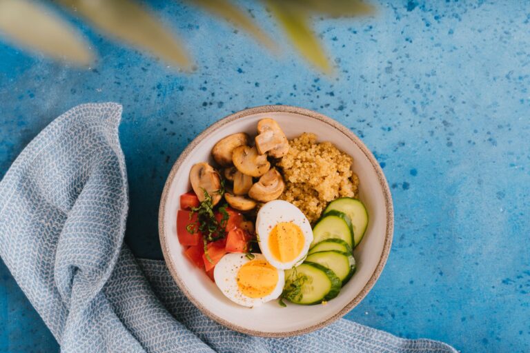Boiled eggs grain