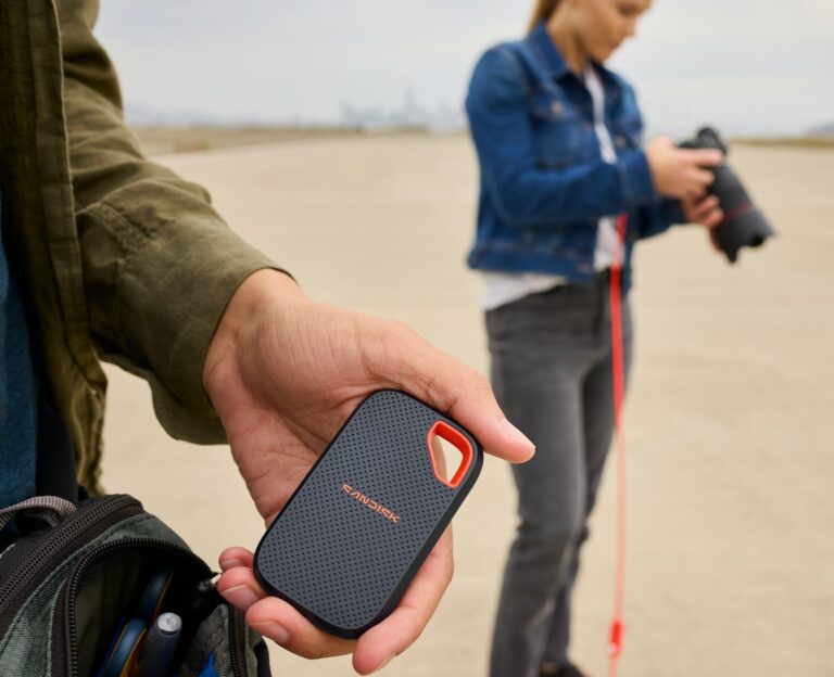 Person checking phone
