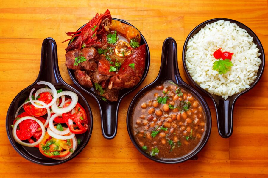 Rice beans bowl