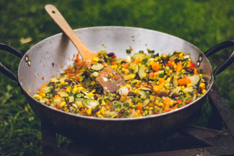 Rice beans vegetables