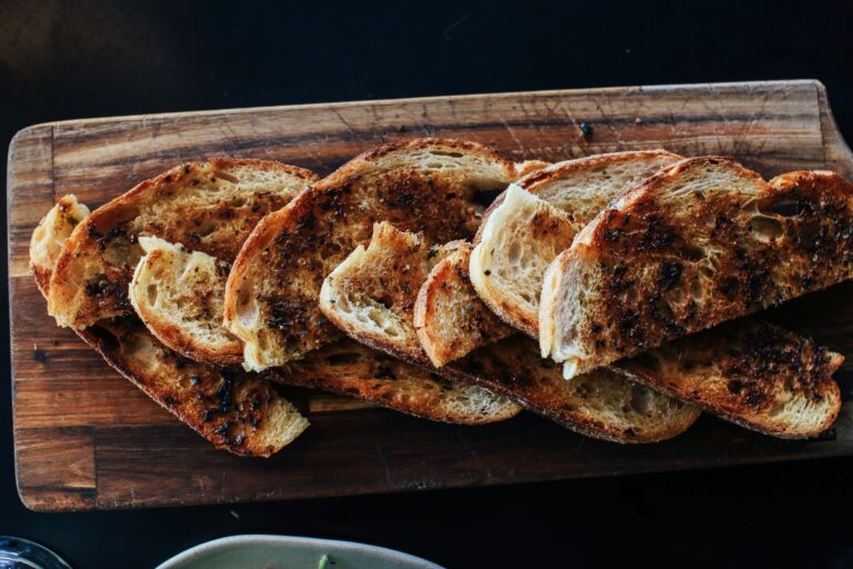Assorted savory toasts