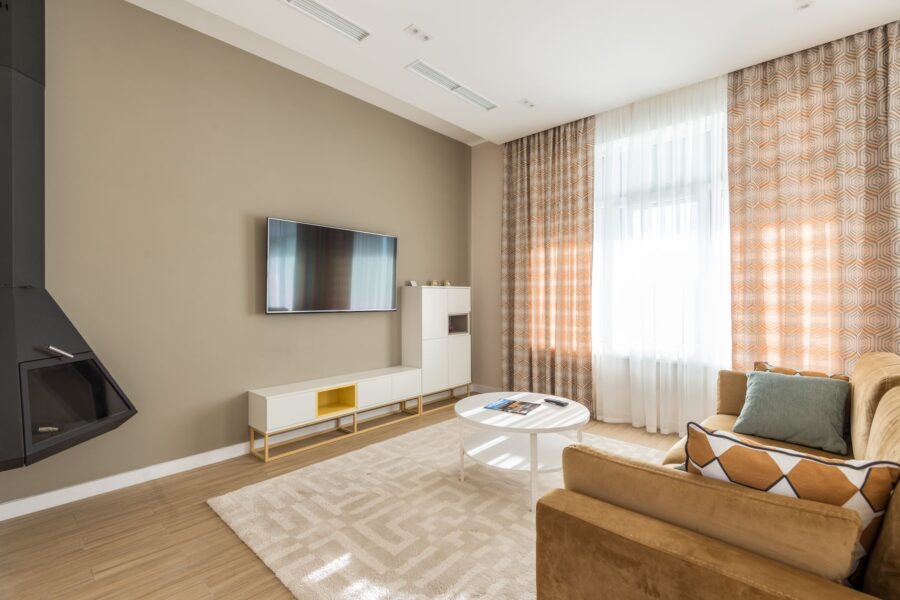 Organized living room