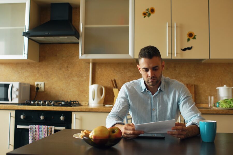 Person kitchen table