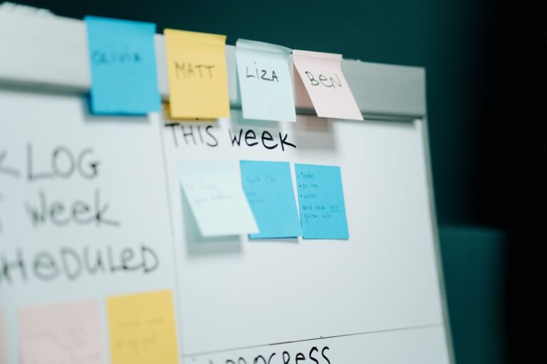 Wall calendar sticky