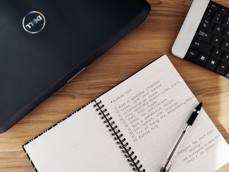 Open notebook list